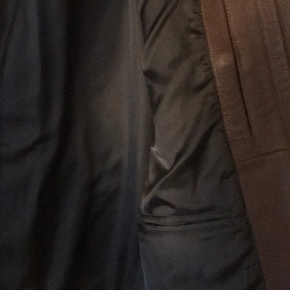 COACH men’s Leather RACER jacket NEW & AUTHENTIC - Picture 4 of 6